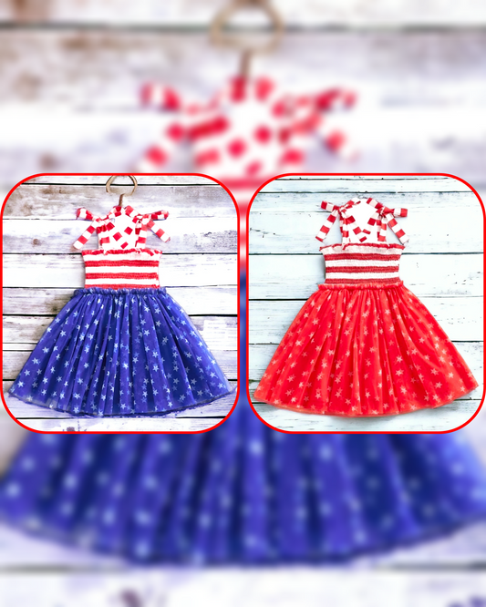 STARS N STRIPES TULLE DRESSES