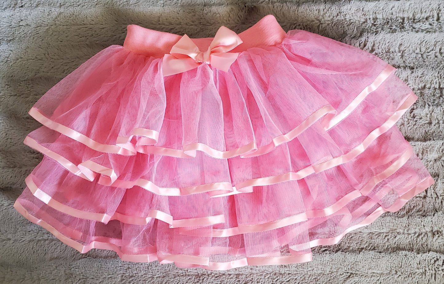 LAYERED BABY PINK TUTU SKIRT