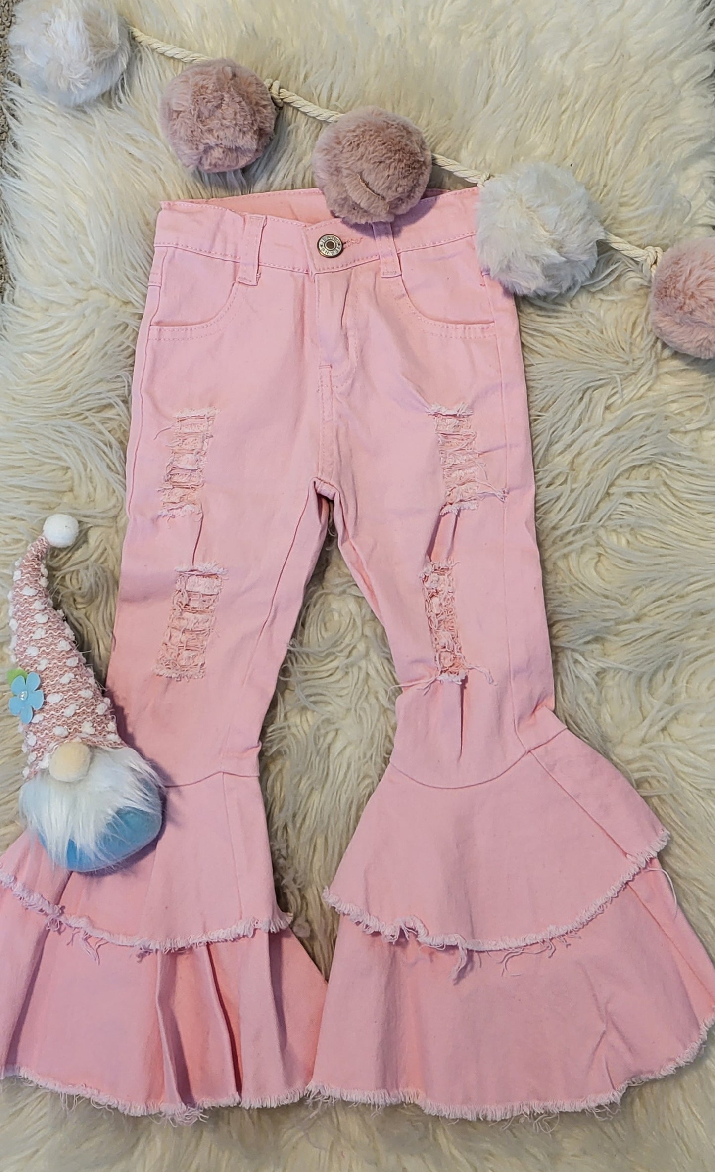 PERFECT PINK DENIM BELLS